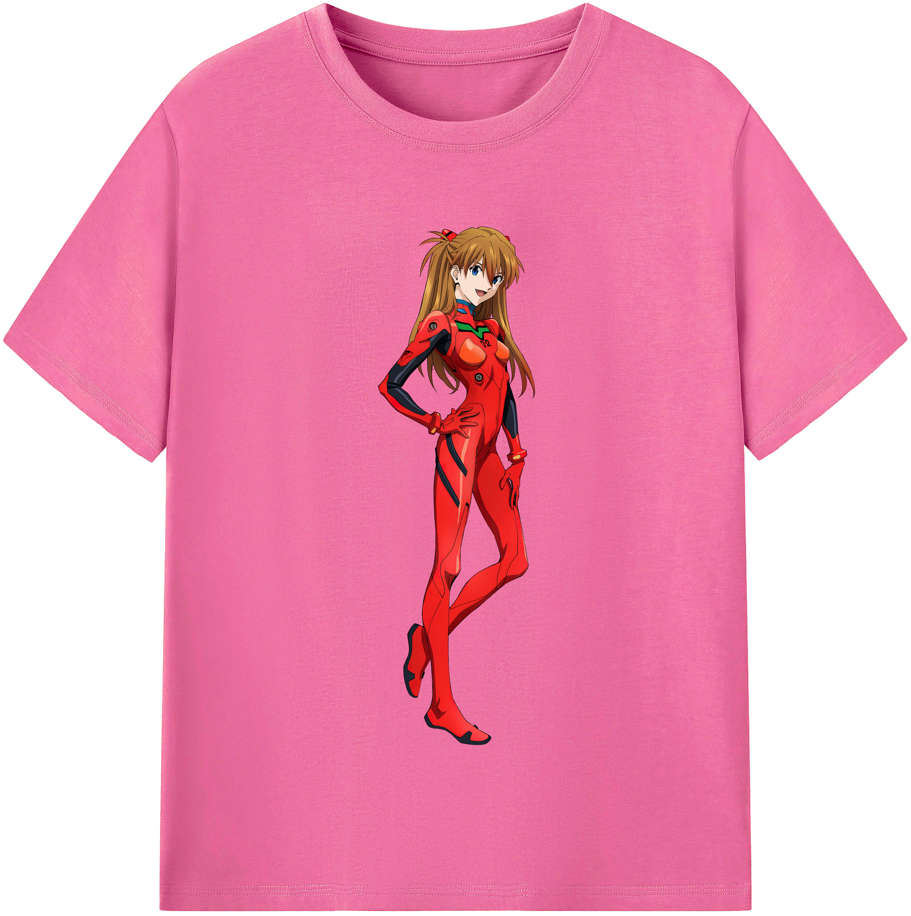 （画像用） EVA 新世紀エヴァンゲリオン レディースカジュアルプリントTシャツ（綿100％）